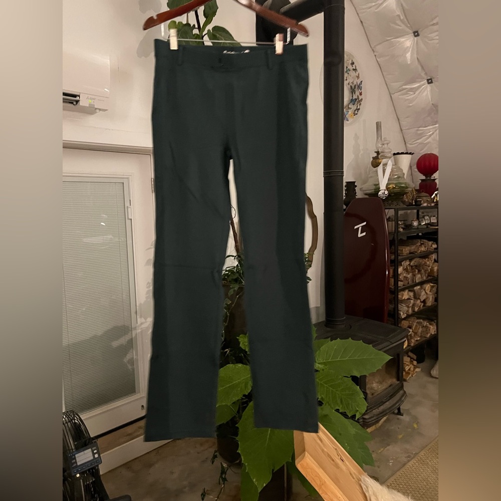 Forest Green Betabrand Yoga Work Boot Cut Pants